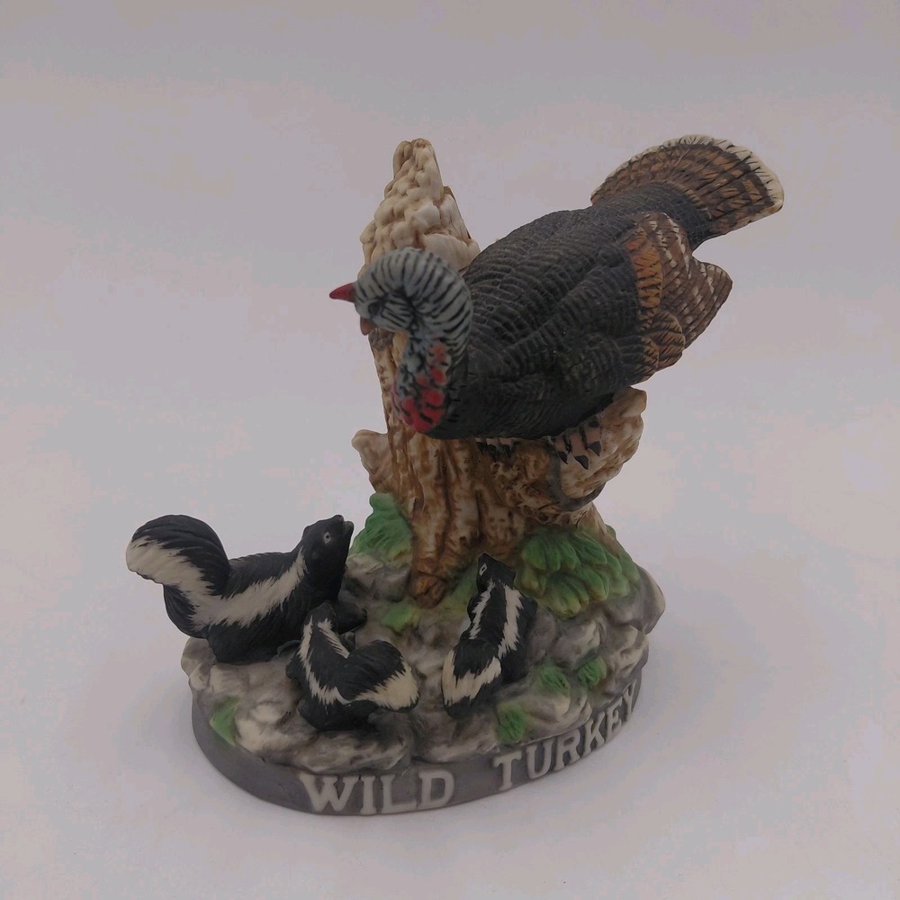 Wild Turkey Austin Nichols 1986 Skunks No. 12 EMPTY DECANTER Collectors 5"